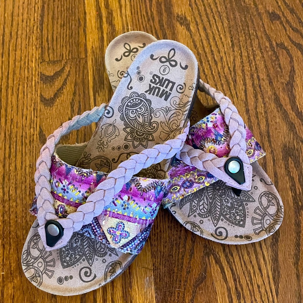 Muk Luks Womens Sandal Slide